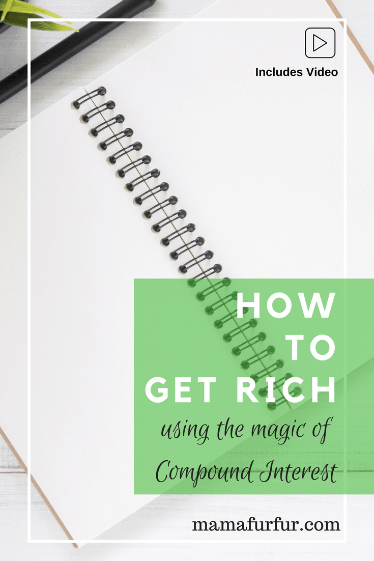 How to get rich using the power of compound interest #smartersavings #debtfree #financialfreedom #budgeting