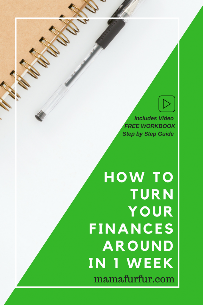 how to turn your finances around in 1 week 7 day autopilot Money Makeover #debtfree #financialfreedom #budgetting