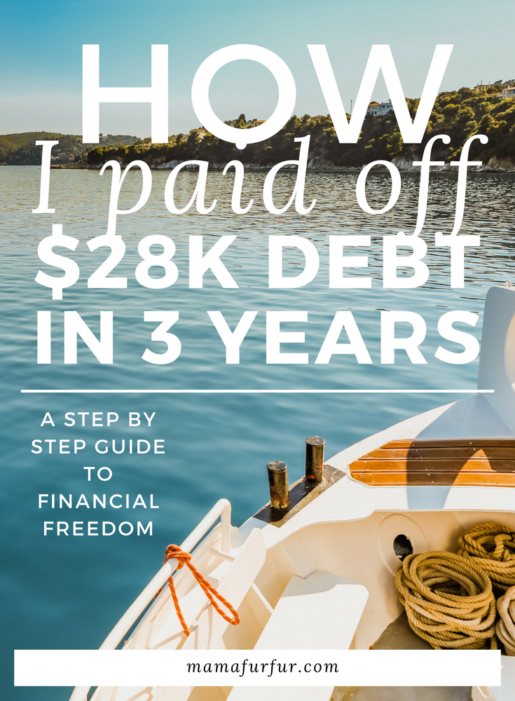 How I paid off $28k debt in 3 years