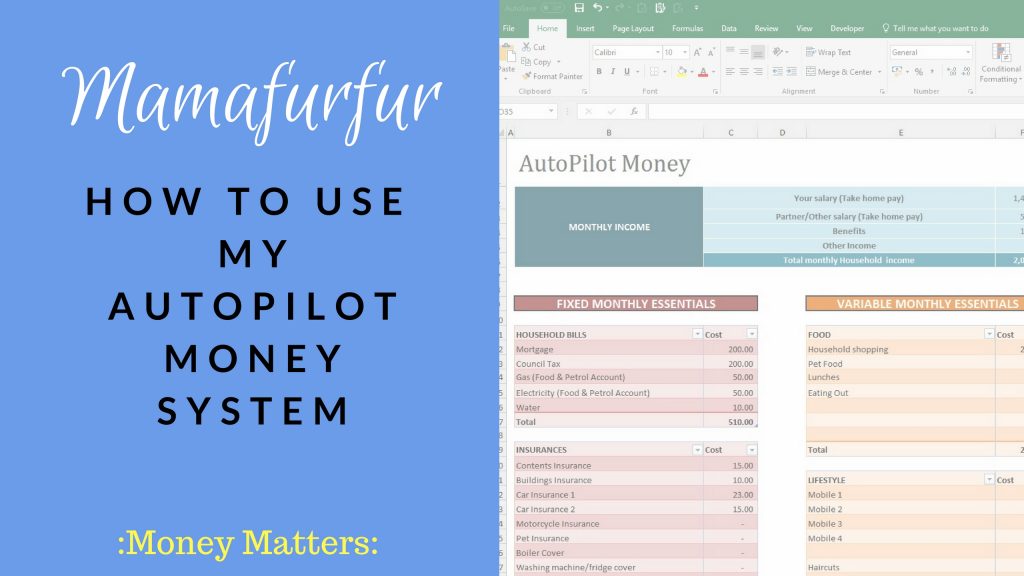How to Budget - How to use my AutoPilot Money System