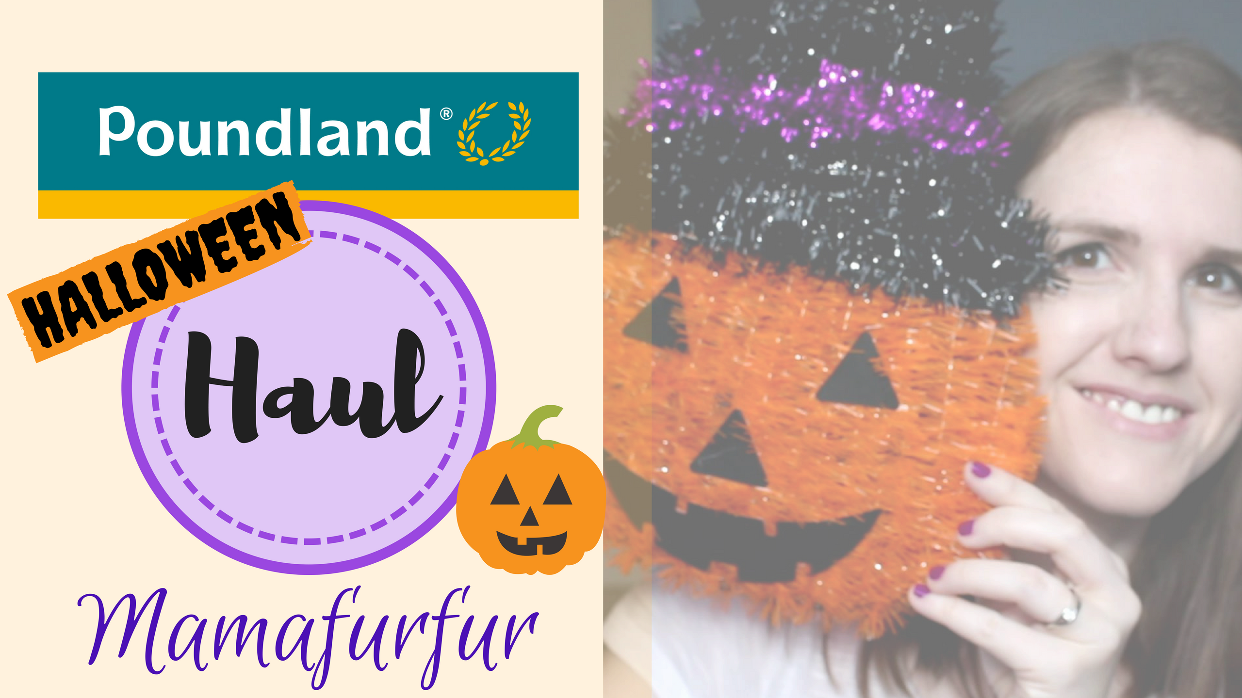 Poundland Haul for Halloween - Mamafurfur Youtube Channel
