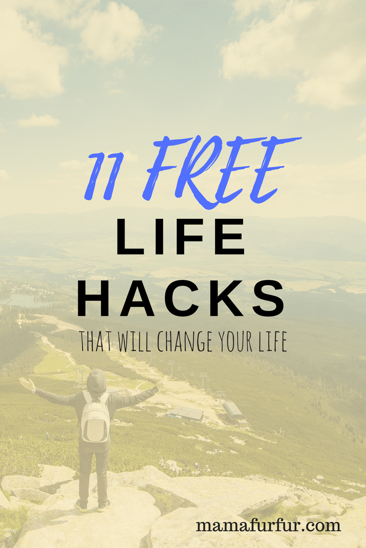 11 Free life hacks that will change your life #lifehacks #debtfree #liveyourbestlife #goals