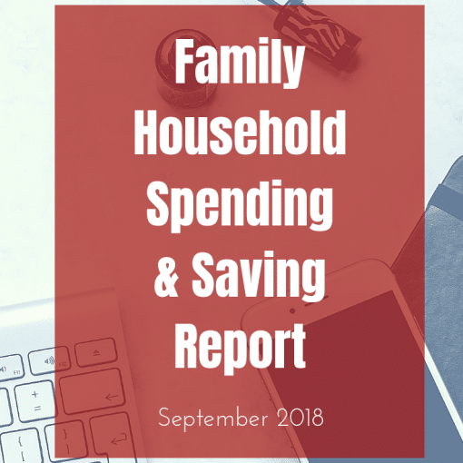 September 2018 Real family household spending and saving report #financialfreedom #debtfreeuk #budgeting