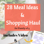 November Meal Plan & Shopping Haul for family of 4 | Grocery Shopping on a Budget