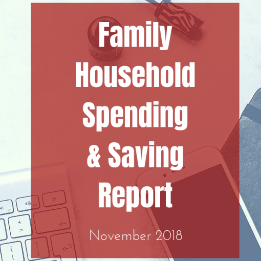 Family budget November 2018 #debtfreeuk #debtfree