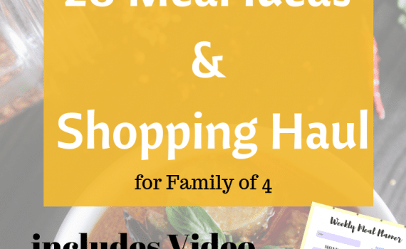 28 Meal Ideas and shopping haul video #debtfreeuk #mealplanning #familyfoodideas