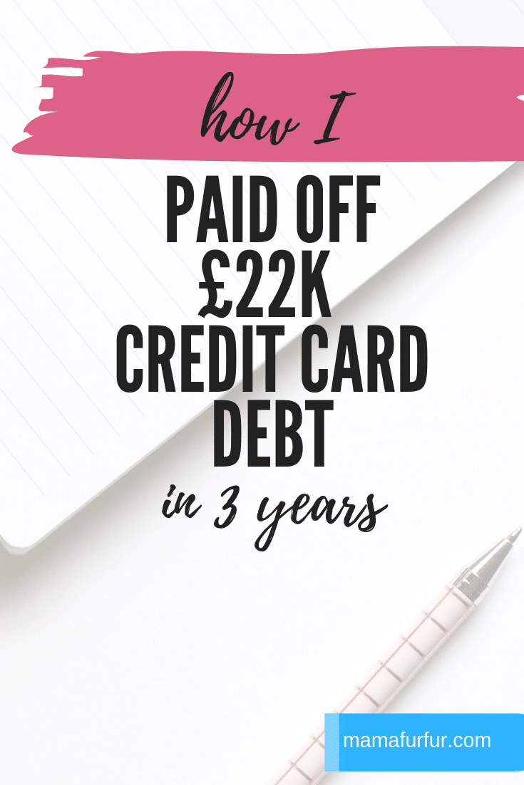 How I paid off credit card debt in 3 years #debtfreejounrye #debtfreeuk #goals