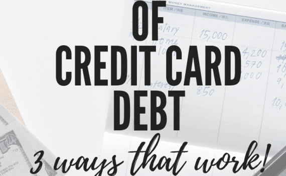How to get rid of credit card debt #debtfree #creditcard #finances