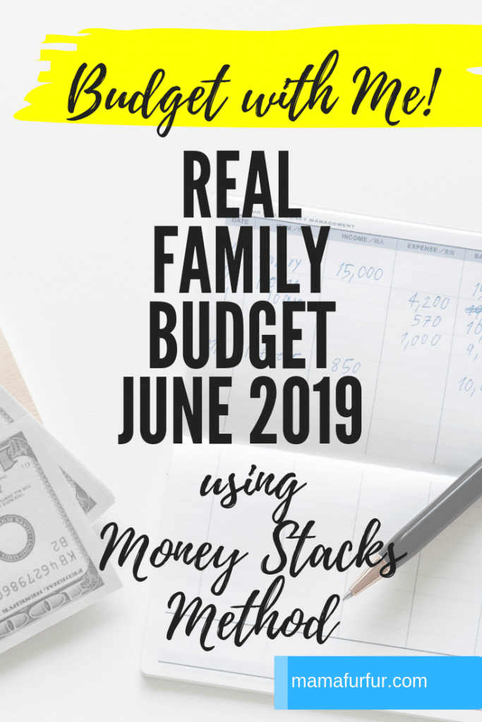 Budget with Me - our June 2019 Family Budget #budgeting #finances